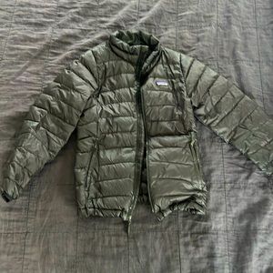 Kids Patagonia Jacket, Black, size Large